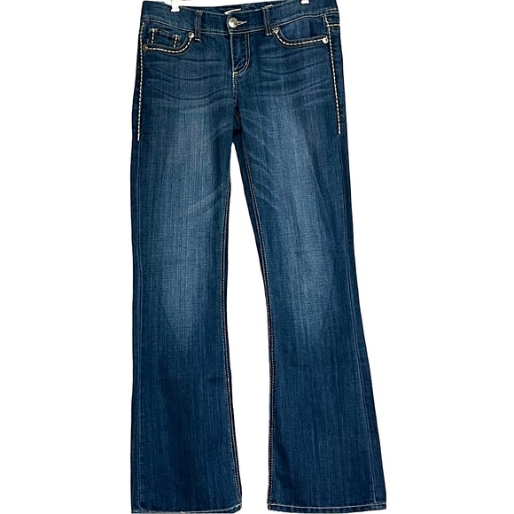 Seven7 Women’s Bootcut Jeans Size 29 Flare Western Boho - Picture 2 of 9